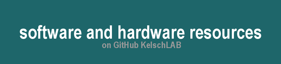 KelschLAB software and hardware ressources on GitHub
